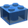 LEGO Transparant Donkerblauw Steen 2 x 2 (3003 / 6223)