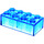 LEGO Bleu Foncé Transparent Brique 2 x 4 (3001 / 72841)