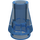 LEGO Bleu foncé transparent Cône 1 x 1 sans rainure supérieure (4589 / 6188)