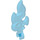 LEGO Bleu foncé transparent Flamme avec Agrafe (80519)