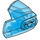 LEGO Transparant Donkerblauw Hero Factory Armor met Kogelgewrichtsbus Maat 4 (14533 / 90640)
