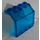 LEGO Transparent Dark Blue Hinge Panel 2 x 4 x 3.3 (2582)