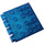 LEGO Bleu foncé transparent Charnière assiette 4 x 4 Véhicule Roof (4213)