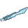 LEGO Transparentes Dunkelblau Ice Schwert mit Marbled Weiß (11439 / 21548)