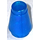 LEGO Transparent Dark Blue Opal Cone 1 x 1 with Top Groove (28701 / 59900)