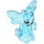 LEGO Transparent Dark Blue Opal Cornish Winking Pixie (107505)