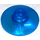LEGO Transparenter dunkelblauer Opal Dish 2 x 2 (4740 / 30063)