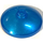LEGO Transparenter dunkelblauer Opal Dish 3 x 3 (35268 / 43898)