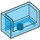 LEGO Transparant Donkerblauw Paneel 1 x 2 x 1 met gesloten Hoeken (23969 / 35391)
