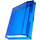 LEGO Bleu foncé transparent Panneau 2 x 8 x 8 avec Verticale Ridges (30650)