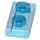 LEGO Transparent Dark Blue Plate 1 x 2 (3023 / 28653)
