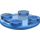 LEGO Bleu foncé transparent assiette 2 x 2 Rond avec Arrondi Bas (2654 / 28558)