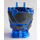 LEGO Transparent Dark Blue Rock Monster Body with Gray without Arms