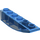 LEGO Bleu foncé transparent Pente 1 x 6 Incurvé Inversé (41763 / 42023)