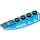 LEGO Transparent Dark Blue Slope 1 x 6 Curved Inverted (41763 / 42023)