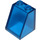 LEGO Bleu foncé transparent Pente 2 x 2 x 2 (65°) sans tube à l&#039;intérieur (3678)