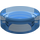 LEGO Bleu foncé transparent Tuile 1 x 1 Rond (35381 / 98138)