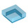LEGO Bleu foncé transparent Tuile 1 x 1 avec rainure (3070 / 30039)