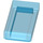 LEGO Bleu foncé transparent Tuile 1 x 2 avec rainure (3069 / 30070)