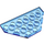 LEGO Transparant Donkerblauw Wig Plaat 3 x 6 met 45º Hoeken (2419 / 43127)