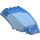 LEGO Transparent Dark Blue Windscreen 10 x 6 x 2 (35269 / 45705)