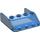 LEGO Bleu foncé transparent Pare-brise 4 x 4 x 1 (6238)