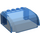 LEGO Transparent Dark Blue Windscreen 5 x 6 x 2 Curved (61484 / 92115)