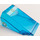 LEGO Transparent Dark Blue Windscreen 6 x 8 x 3 Wedge with Space Port Logo Sticker (32086)