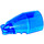 LEGO Transparent Dark Blue Windscreen 7 x 4 x 2 Round Curved (89762)