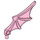 LEGO Transparent Dark Pink Bat Wing (15082)