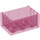 LEGO Transparent Dark Pink Box 4 x 6 (4237 / 33340)