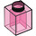 LEGO Transparent Dark Pink Brick 1 x 1 (3005 / 30071)