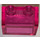 LEGO Transparent Dark Pink Brick 1 x 2 without Bottom Tube (3065 / 35743)