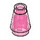 LEGO Transparent Dark Pink Cone 1 x 1 with Top Groove (28701 / 59900)