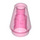 LEGO Transparent Dark Pink Cone 1 x 1 with Top Groove (28701 / 59900)