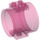 LEGO Transparent Rose Foncé Cylindre Tube Droit (49736)
