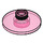 LEGO Transparent Dark Pink Dish 2 x 2 (4740 / 30063)