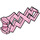 LEGO Transparent Dark Pink Lightning Bolt (28555 / 59233)