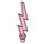 LEGO Transparent Dark Pink Lightning Bolt (Single) (27256)