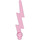 LEGO Transparent Dark Pink Lightning Bolt (Single) (27256)