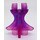 LEGO Transparent Dark Pink Mermaid Tail (65752)