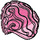 LEGO Transparent Dark Pink Minifigure Brain (95200)