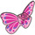 LEGO Transparent Dark Pink Minifigure Wings (33647)
