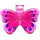 LEGO Transparent Dark Pink Minifigure Wings (33647)