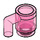 LEGO Transparentes dunkles Rosa Becher (3899 / 28655)