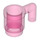 LEGO Transparent Dark Pink Mug (3899 / 28655)