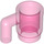 LEGO Transparent Dark Pink Mug (3899 / 28655)