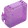 LEGO Transparent Dark Pink Opal Play Cube Box 3 x 8 with Hinge (64462)