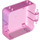 LEGO Transparent Dark Pink Opal Play Cube Box 3 x 8 with Hinge (64462)