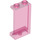 LEGO Transparentes dunkles Rosa Paneel 1 x 2 x 3 mit Seitenstützen - Hohlnoppen (35340 / 87544)